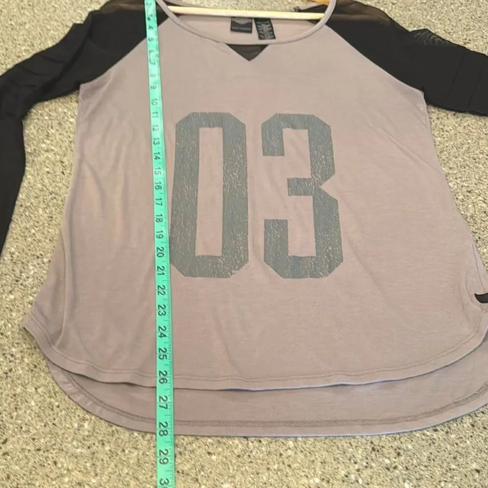 HARLEY-DAVIDSON Mesh Sleeve Long Sleeve Graphic Tee
